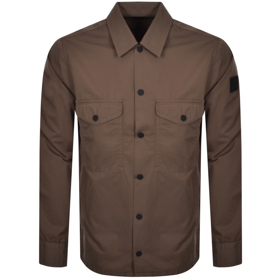 Alternative Image for ProductBOSS Lovel Zip 7 Overshirt Jacket Khaki1
